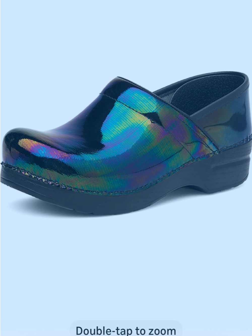 Dansko clogs in petrol